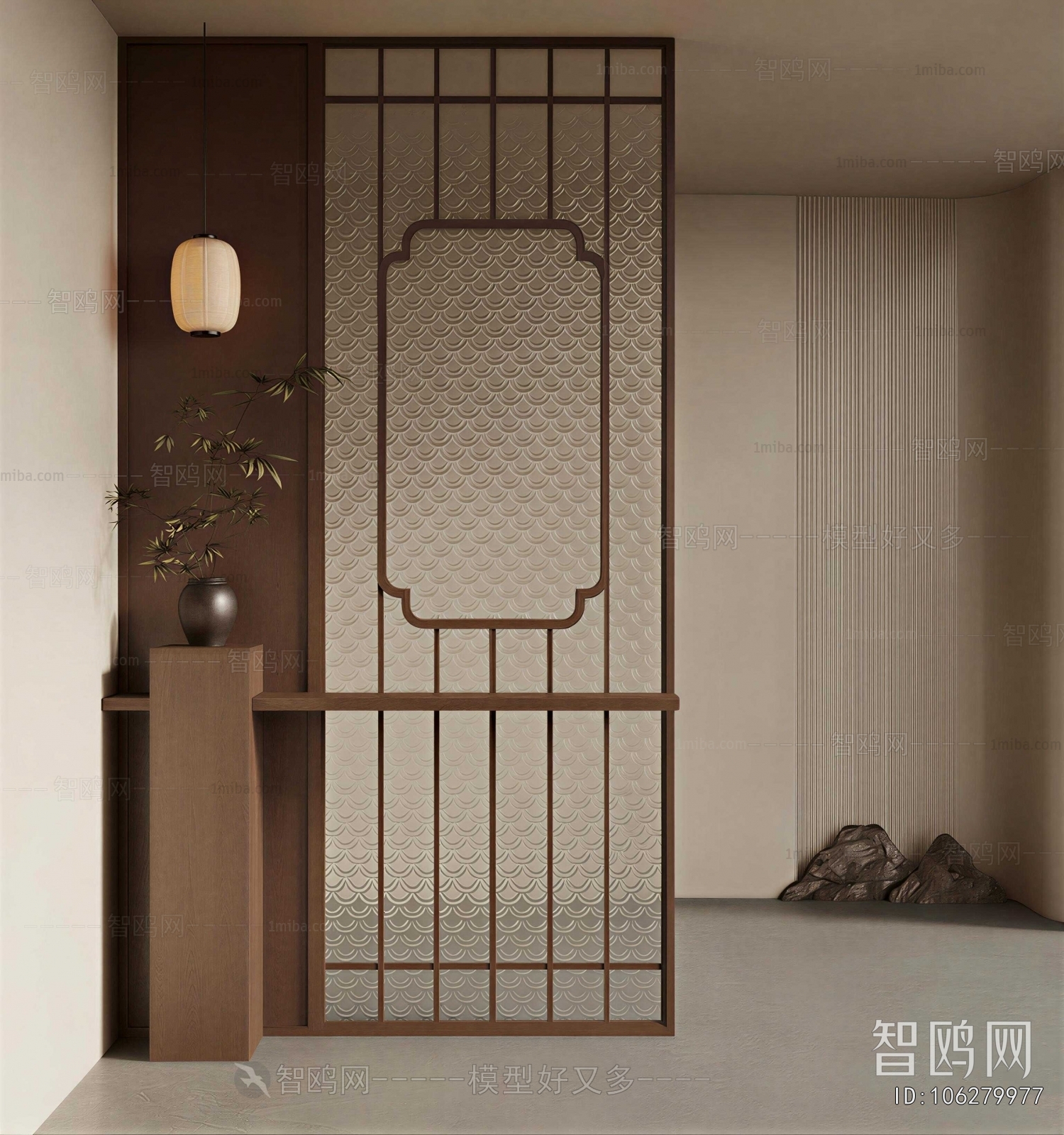 New Chinese Style Hallway