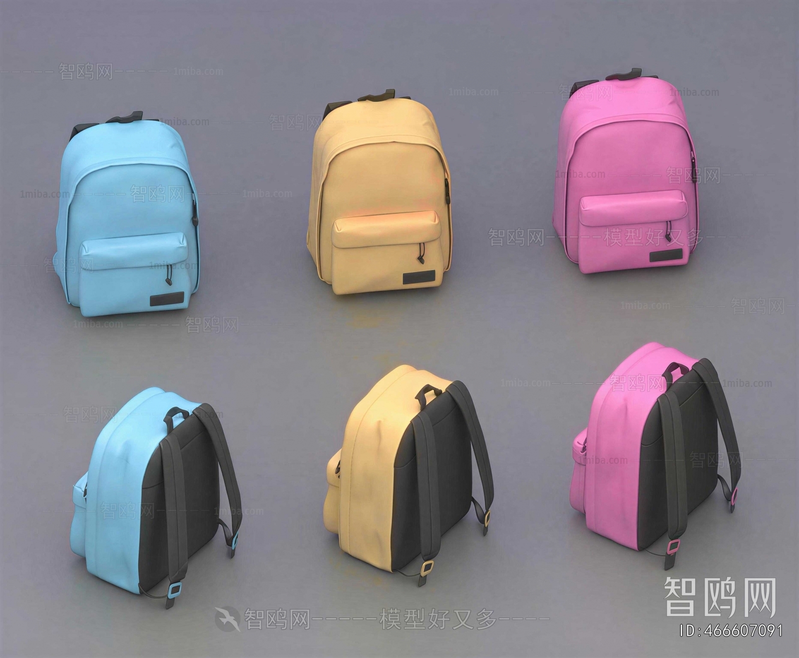 Modern Backpack And Backpack