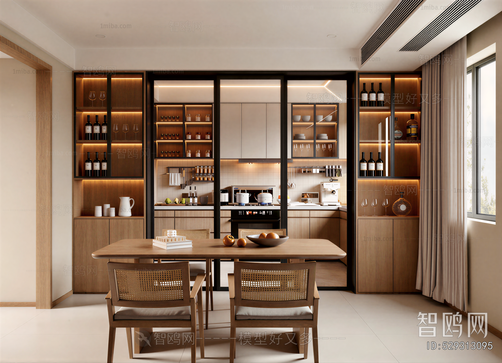 New Chinese Style Dining Room