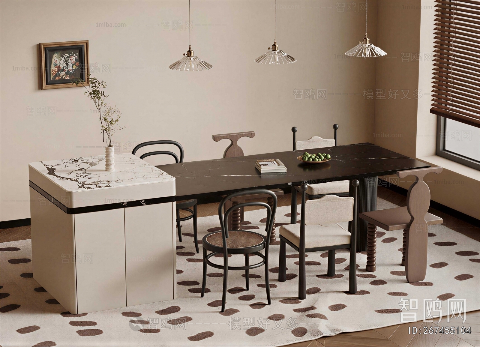 French Style Dining Table And Chairs