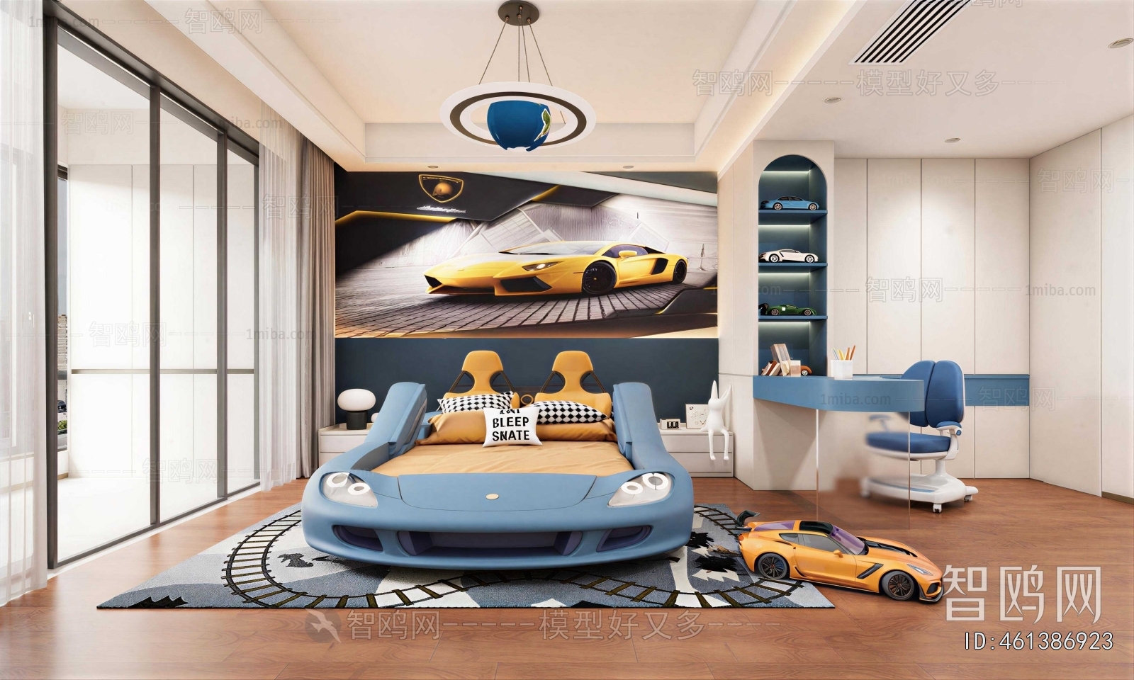 Modern Boy's Room And Son's Room