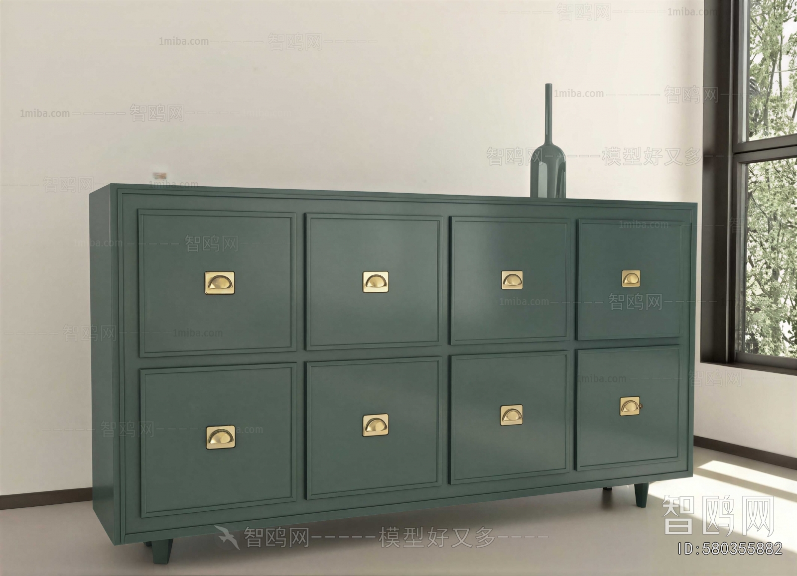 Retro Style Side Cabinet