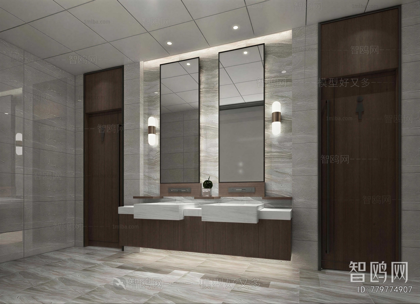 Modern Public Toilet