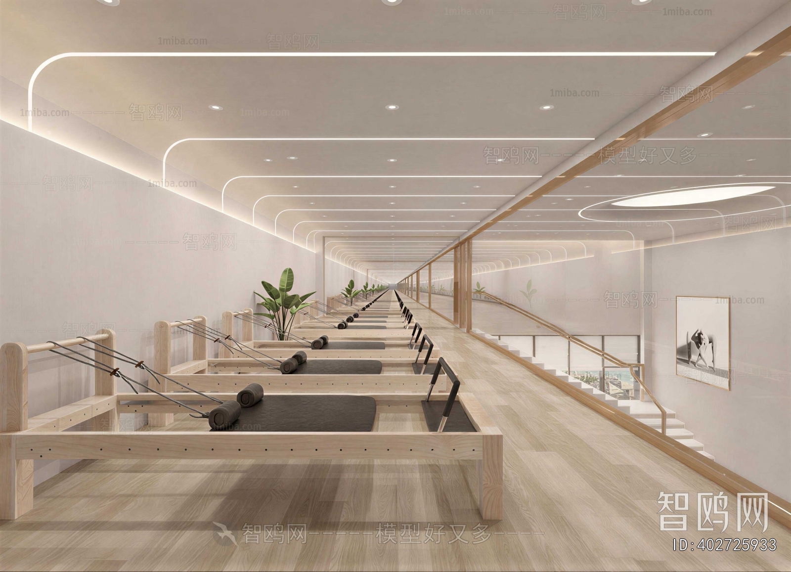 Modern Yoga Room