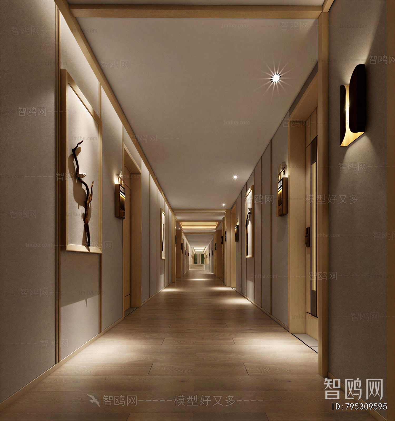 New Chinese Style Corridor