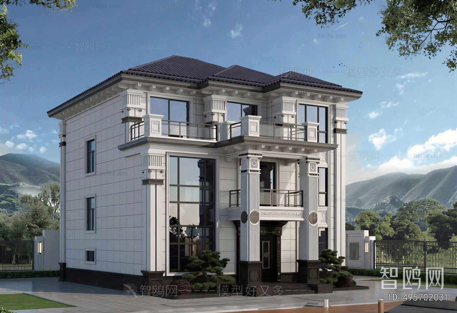 New Chinese Style Detached Villa