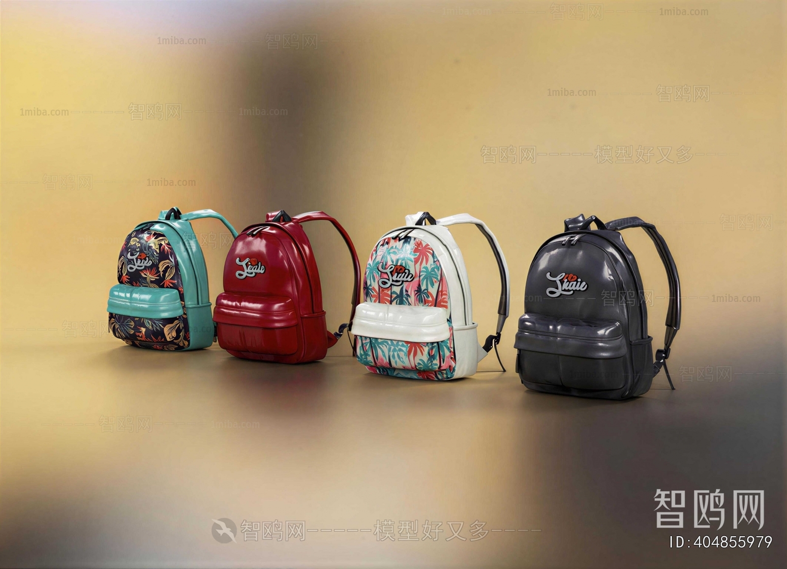 Modern Backpack And Backpack