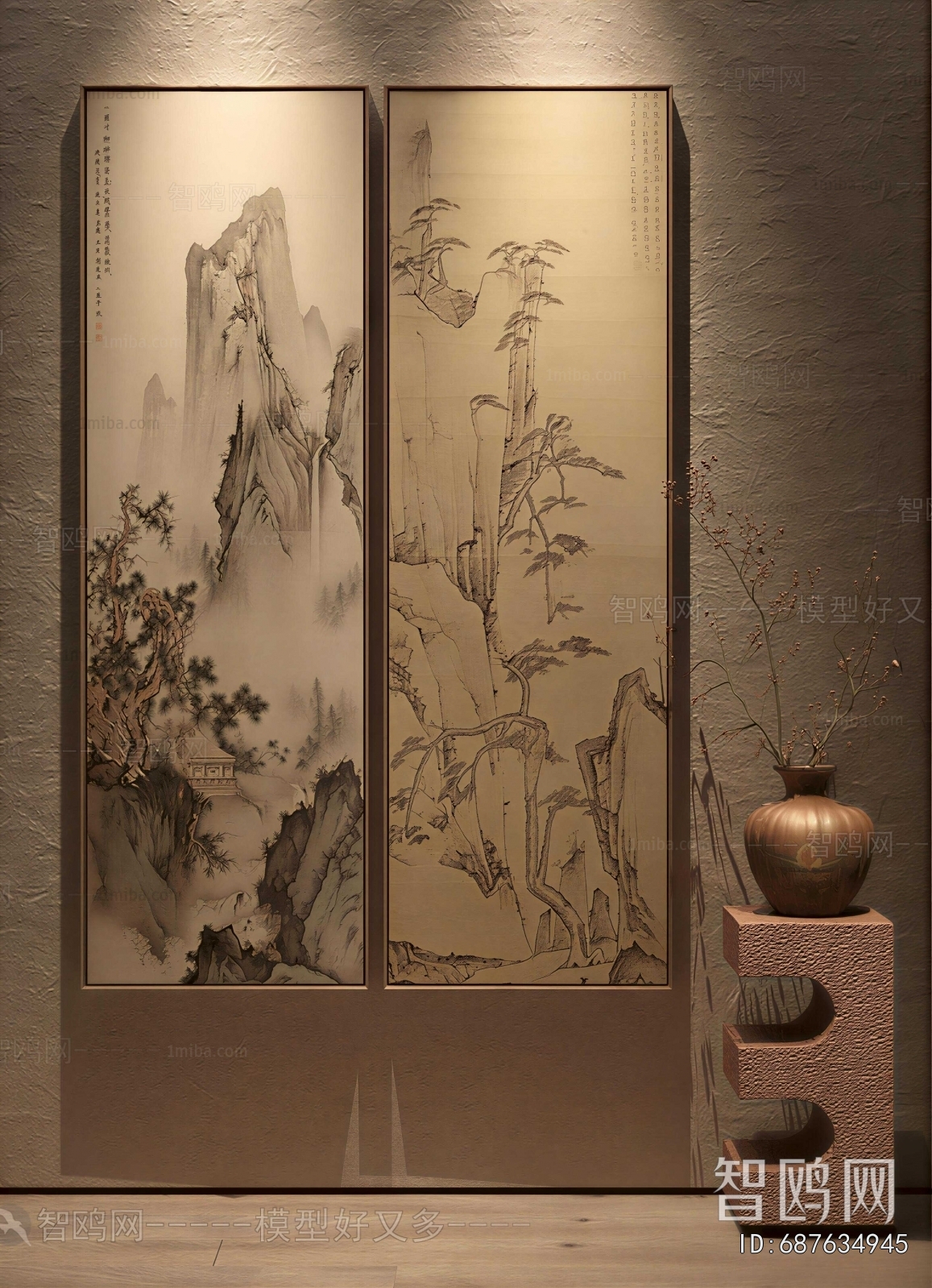 New Chinese Style Painting