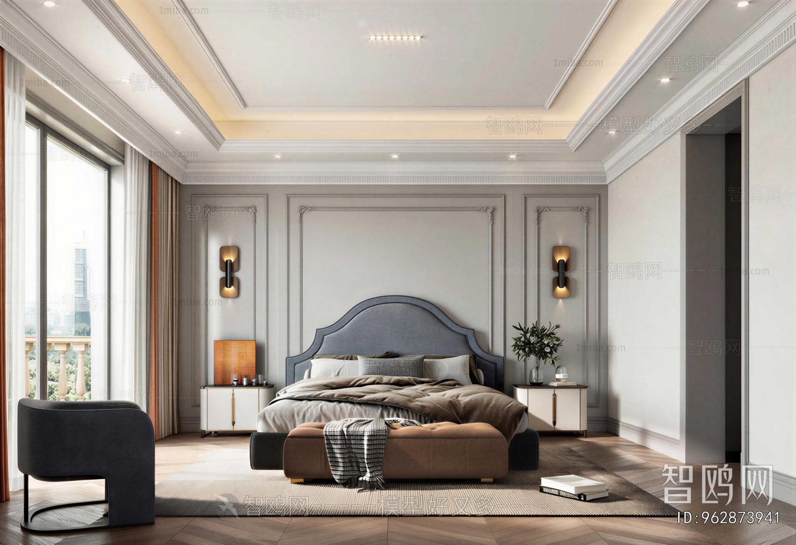 American Style Bedroom