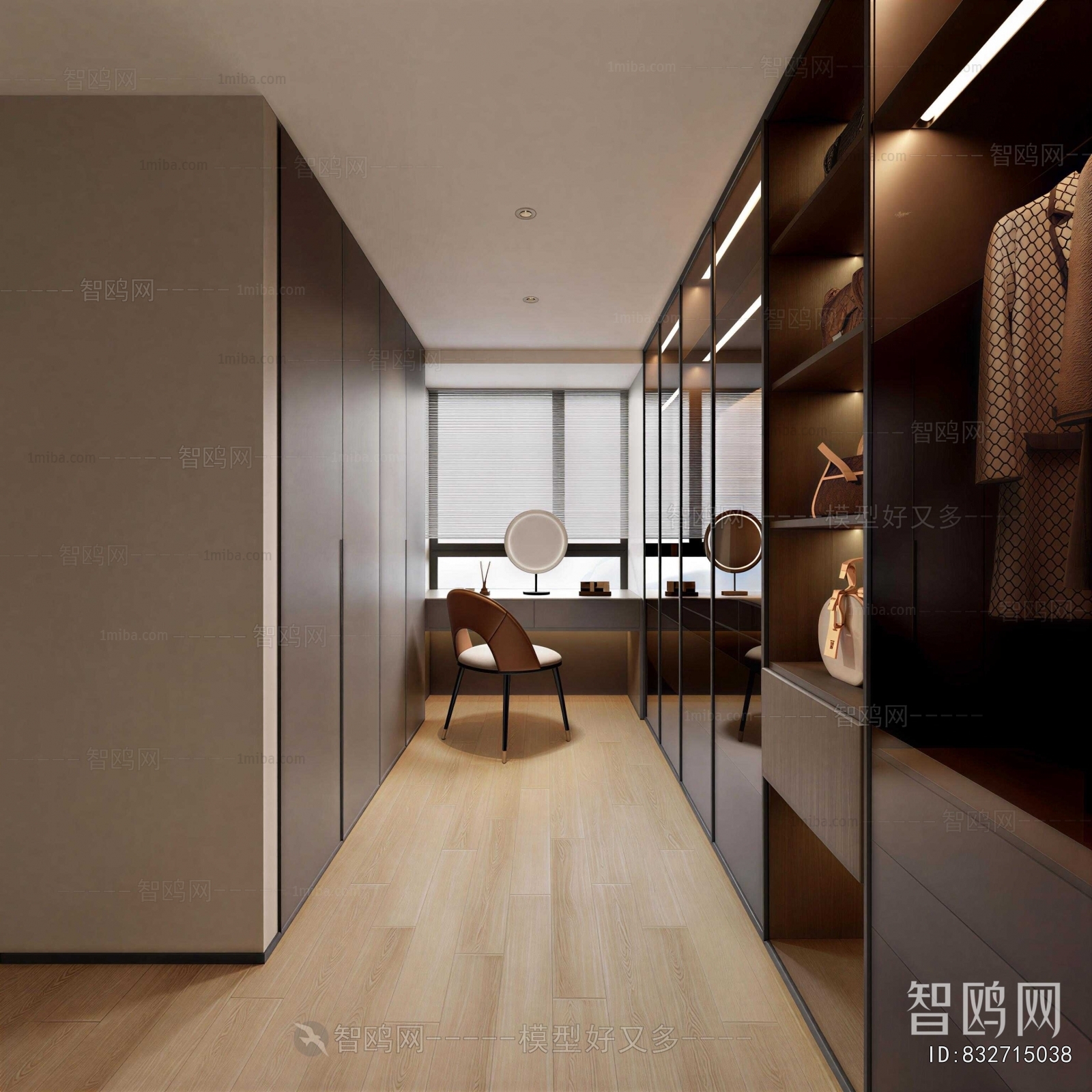 Modern Clothes Storage Area