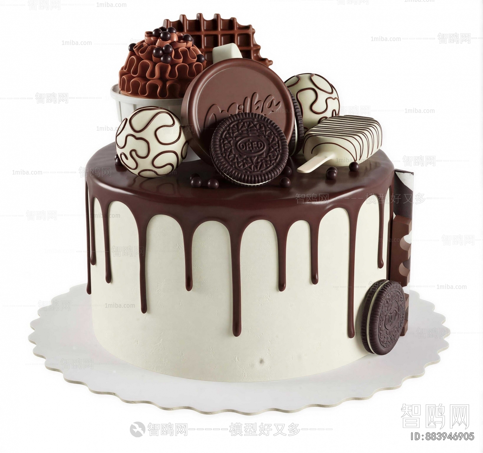 Modern Bread Cake