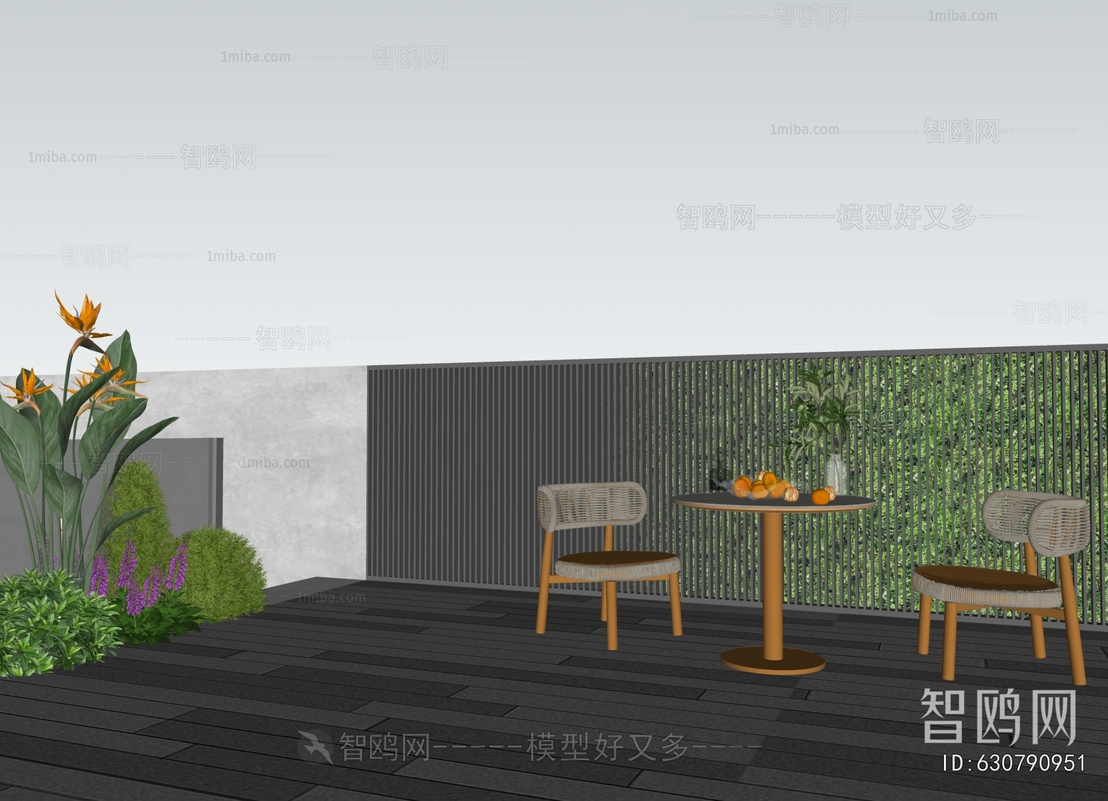 Modern Courtyard/landscape