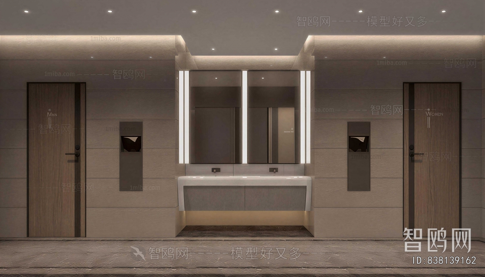 Modern Public Toilet