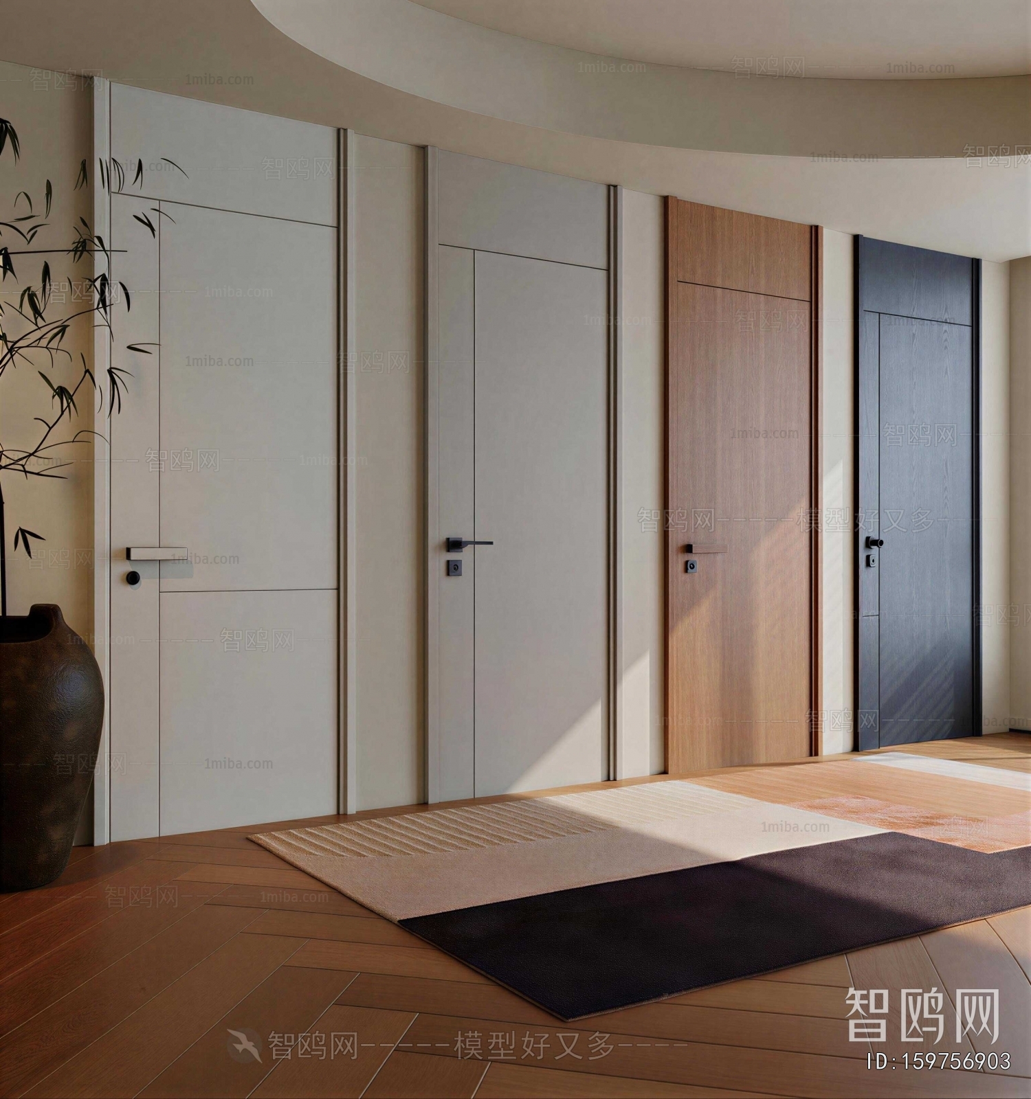 Modern Single Door