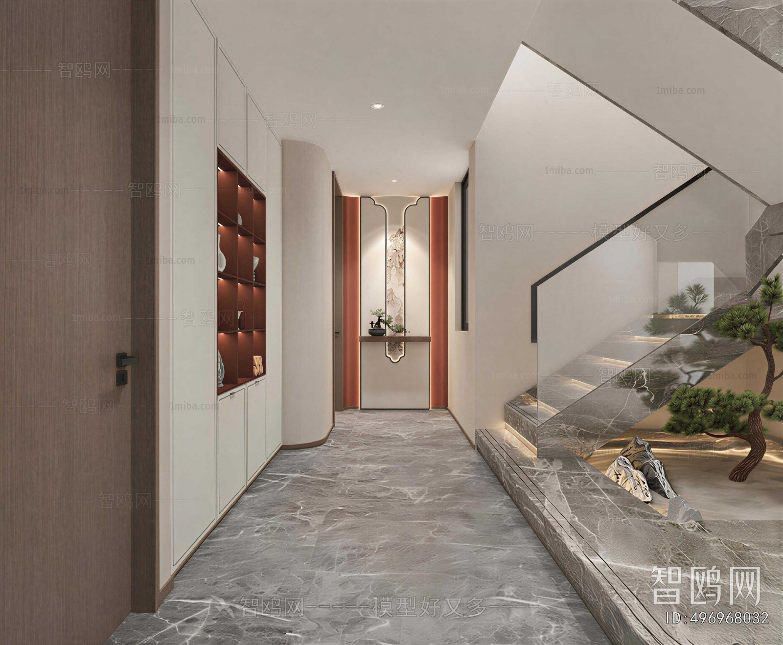New Chinese Style Hallway