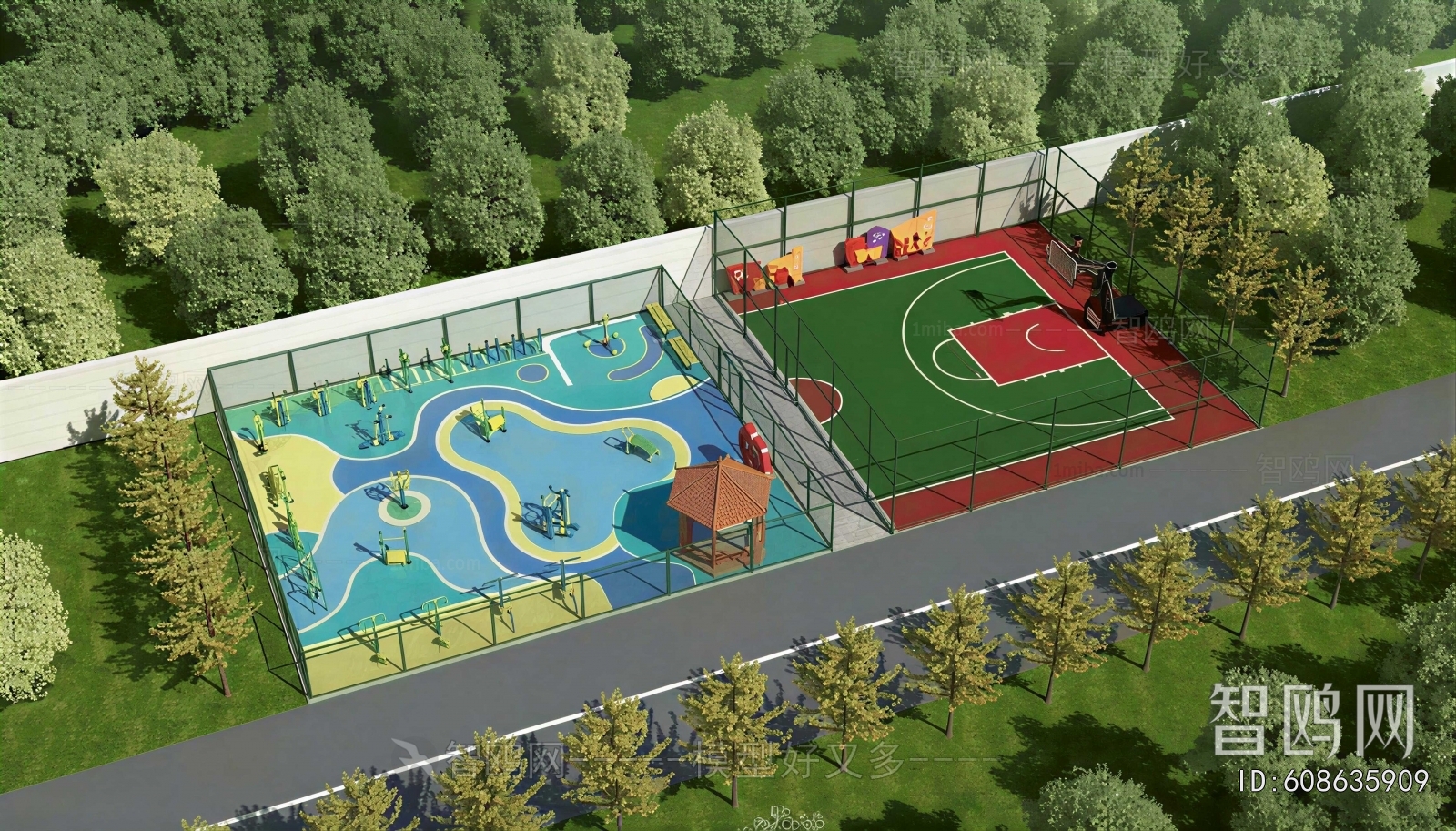 Modern Outdoor Sports Stadium