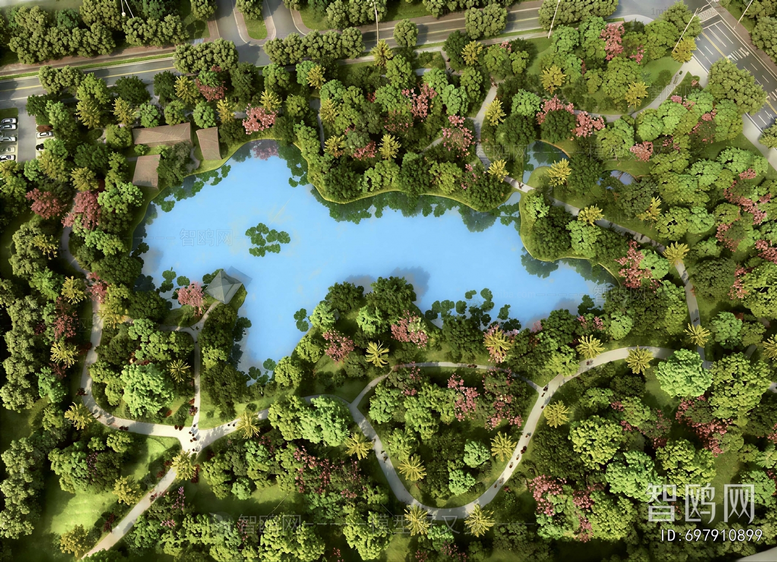 Modern Park Landscape