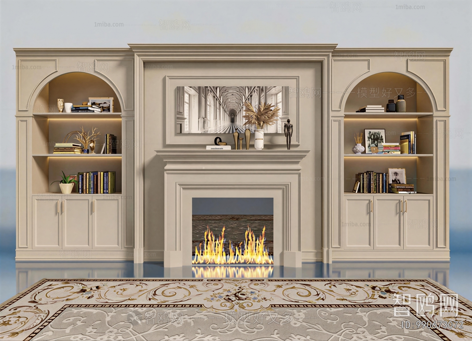 French Style Bookcase