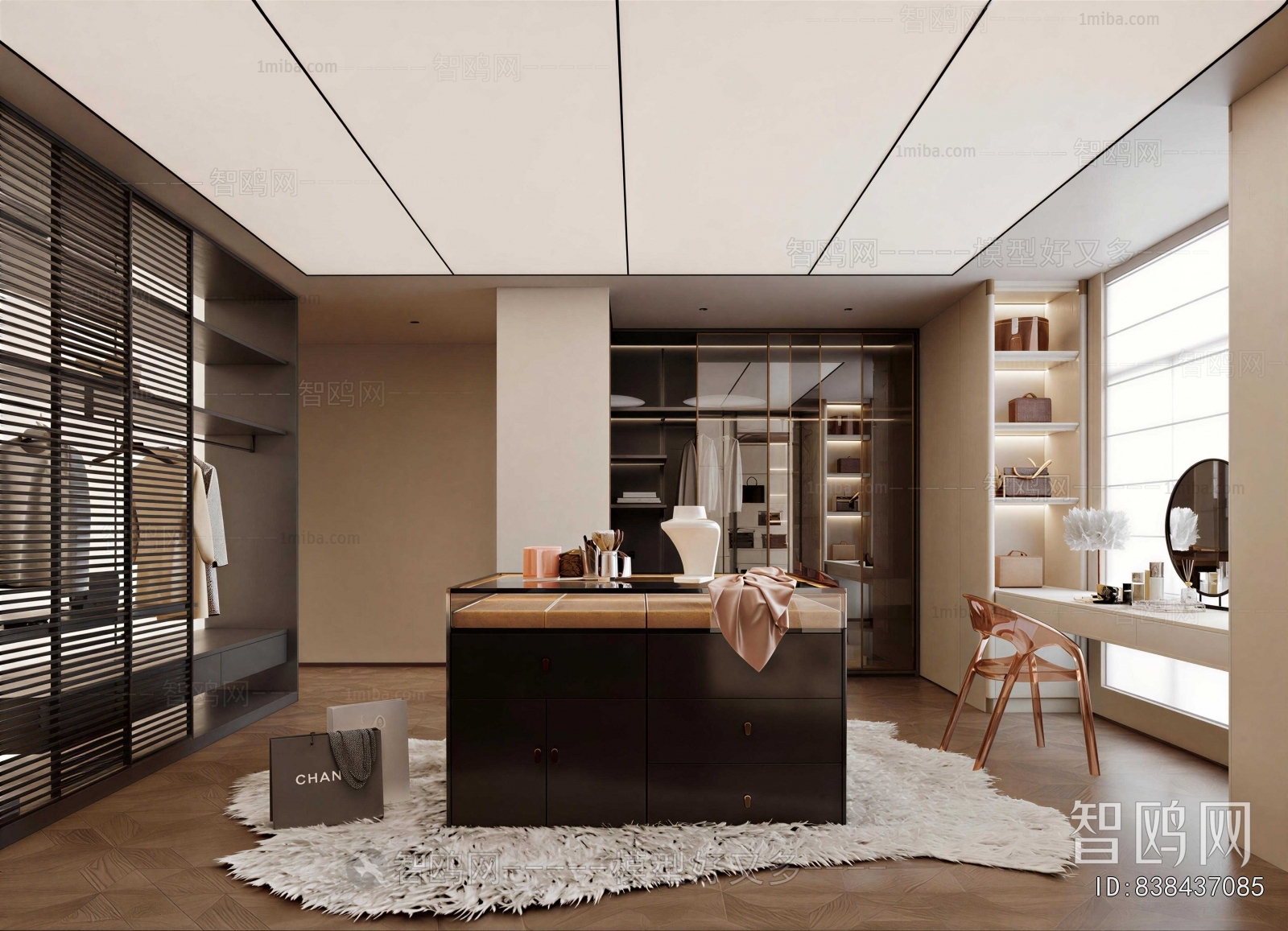 Modern Clothes Storage Area