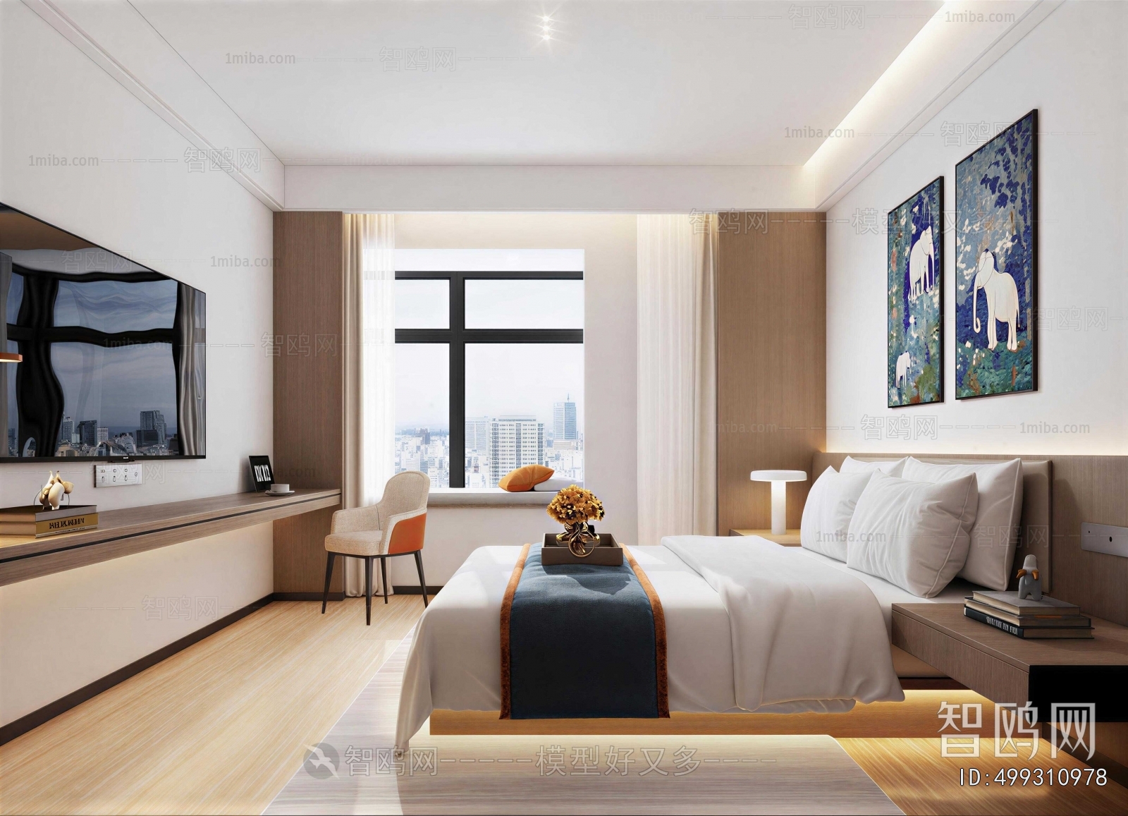 Modern Guest Room