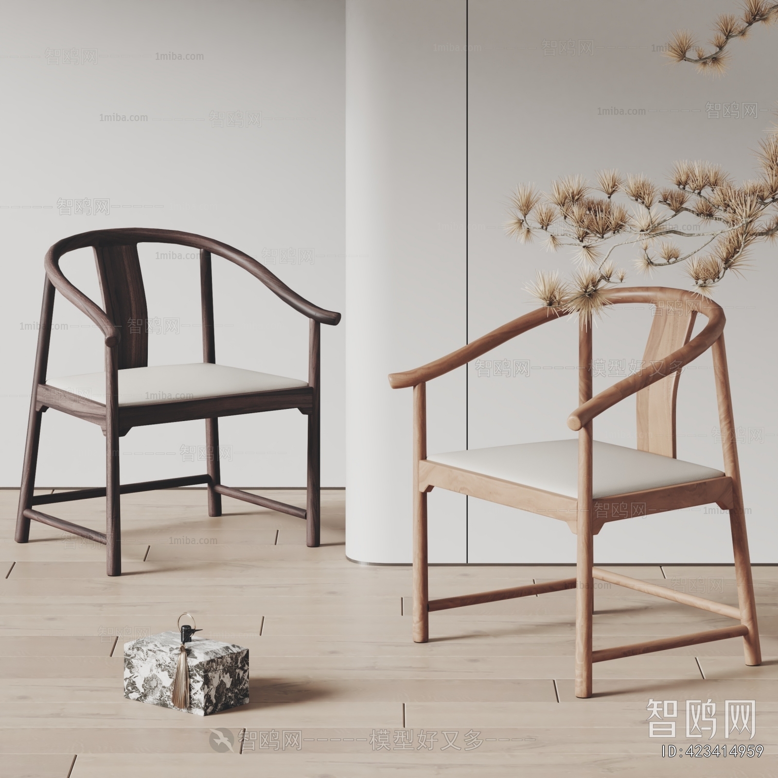 New Chinese Style Lounge Chair