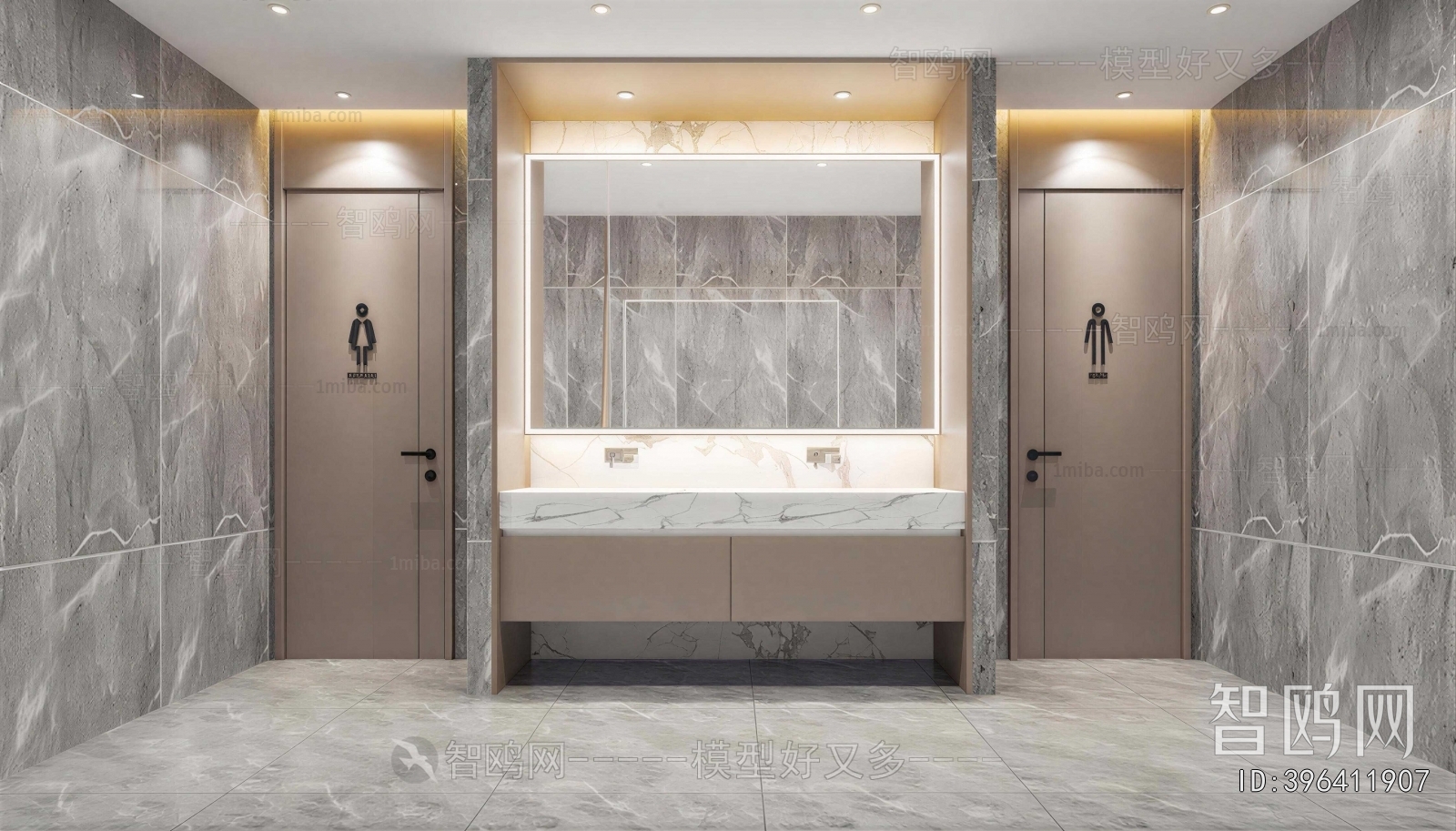 Modern Public Toilet