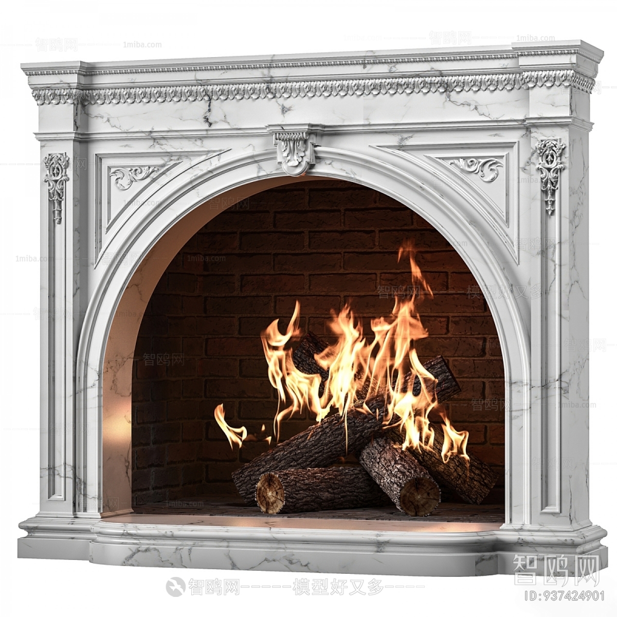 European Style Fireplace