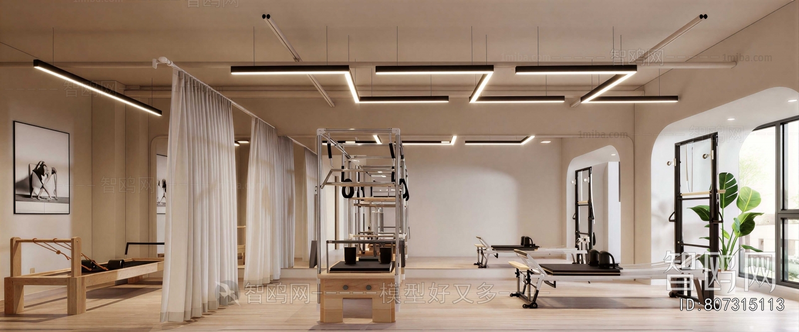 Modern Yoga Room