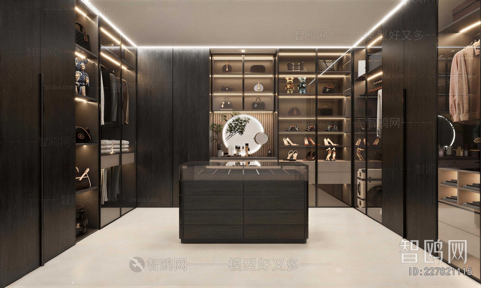 Modern Clothes Storage Area