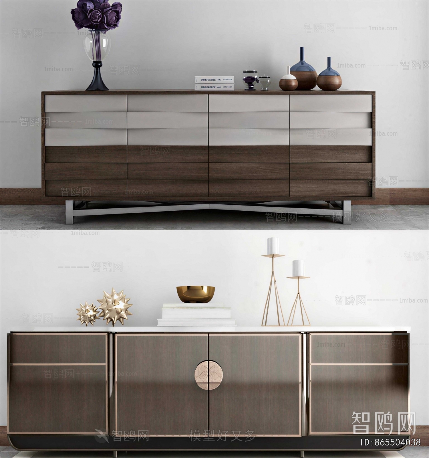 New Chinese Style Entrance Cabinet