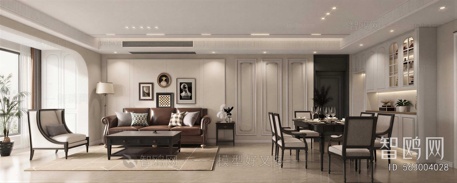 American Style A Living Room