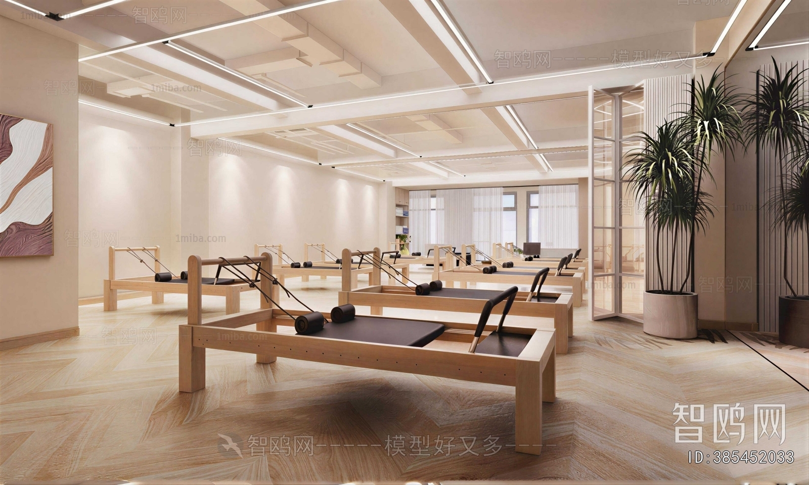Modern Yoga Room