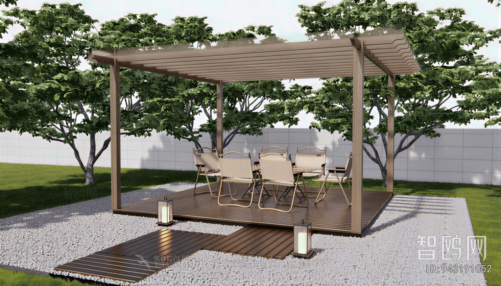 New Chinese Style Courtyard/landscape