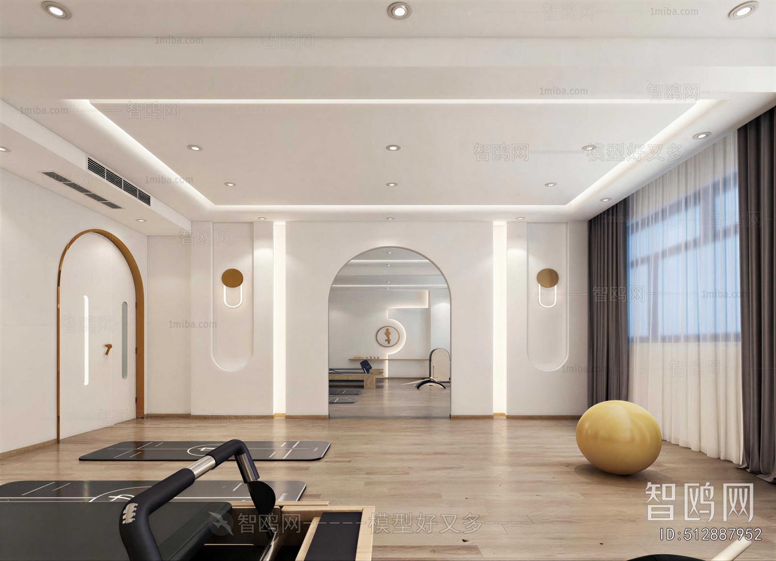 Modern Yoga Room