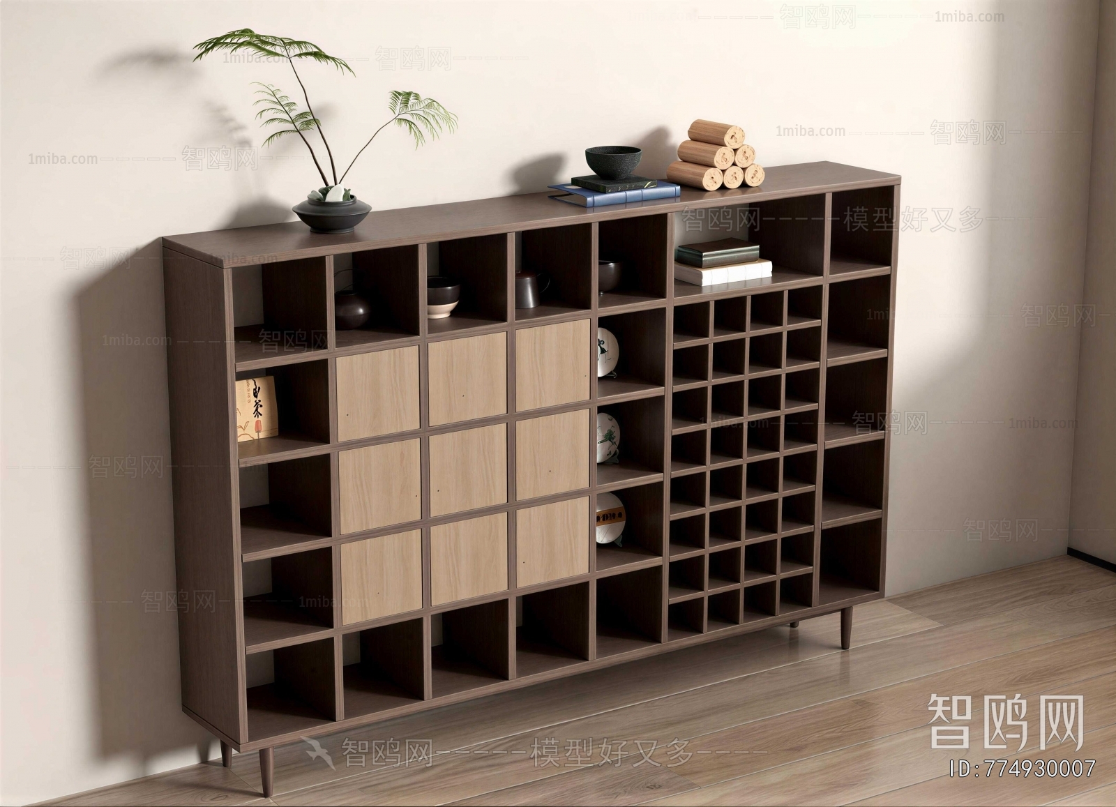 New Chinese Style Side Cabinet