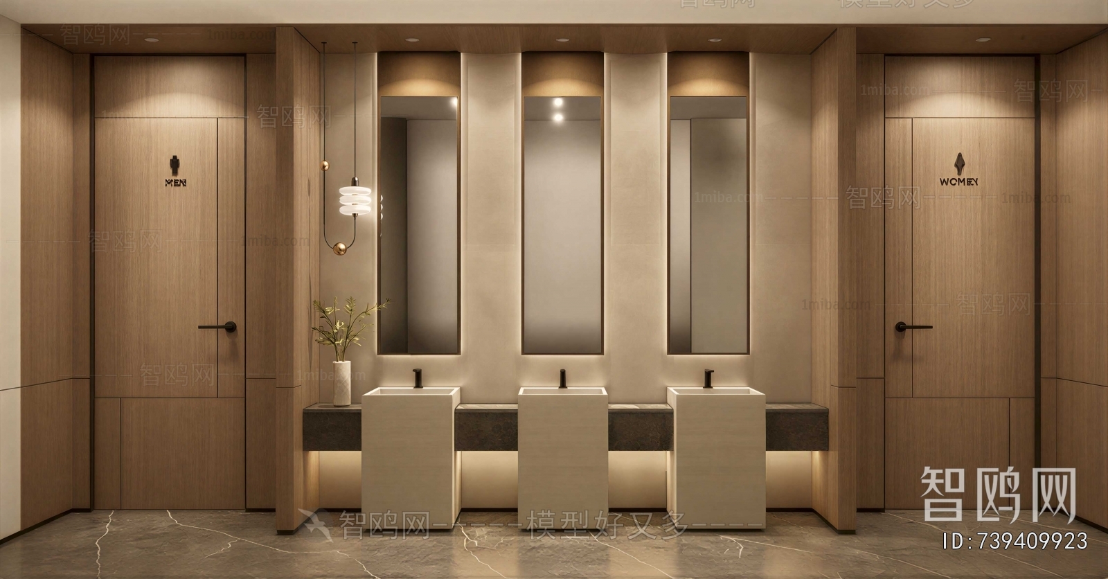 Modern Public Toilet