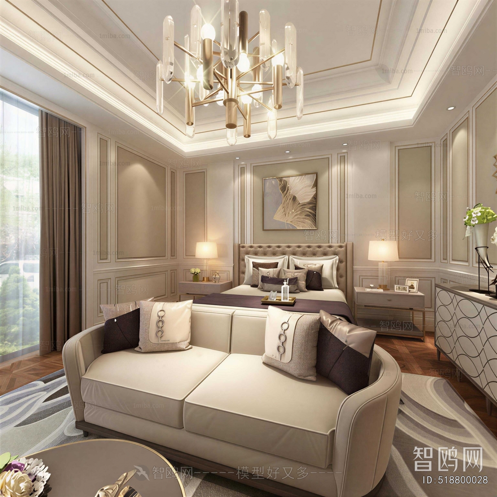 American Style Bedroom
