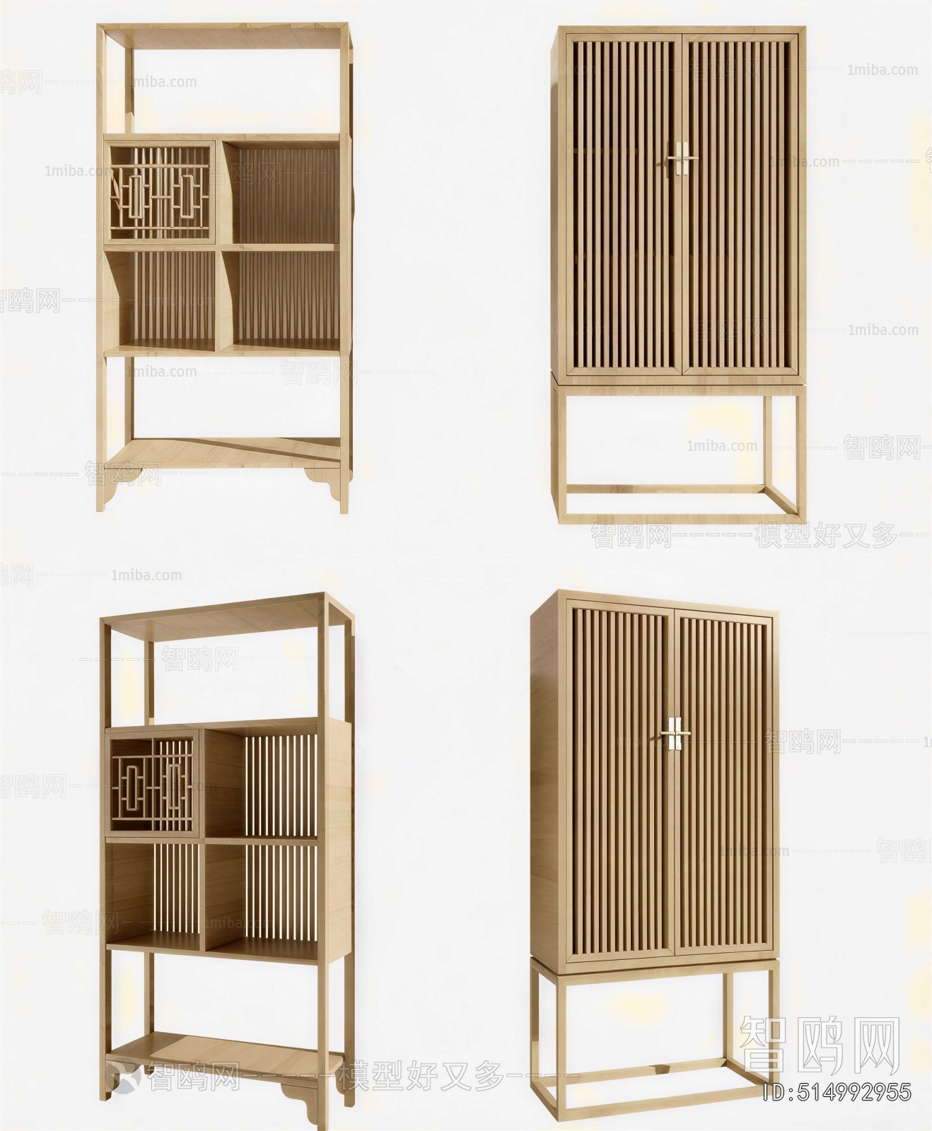 New Chinese Style Side Cabinet