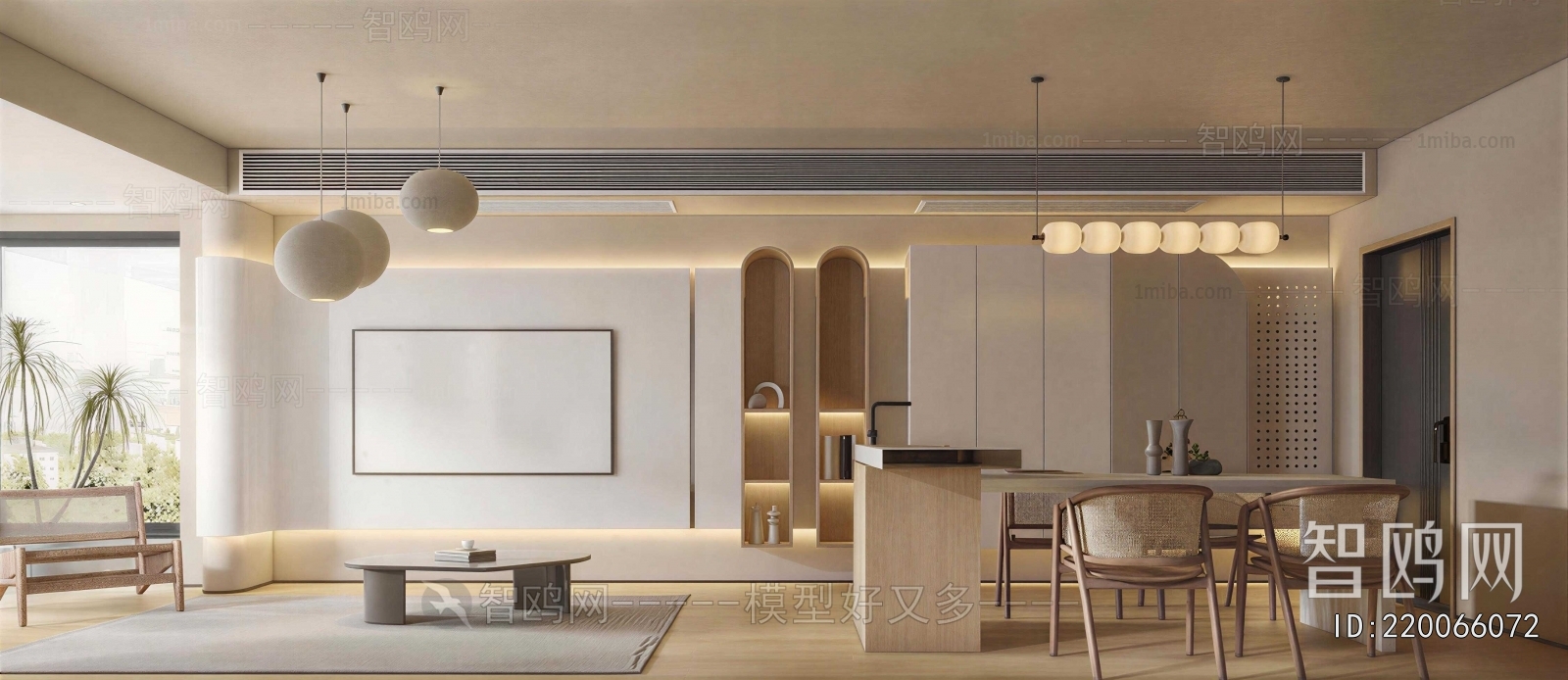 Wabi-sabi Style A Living Room