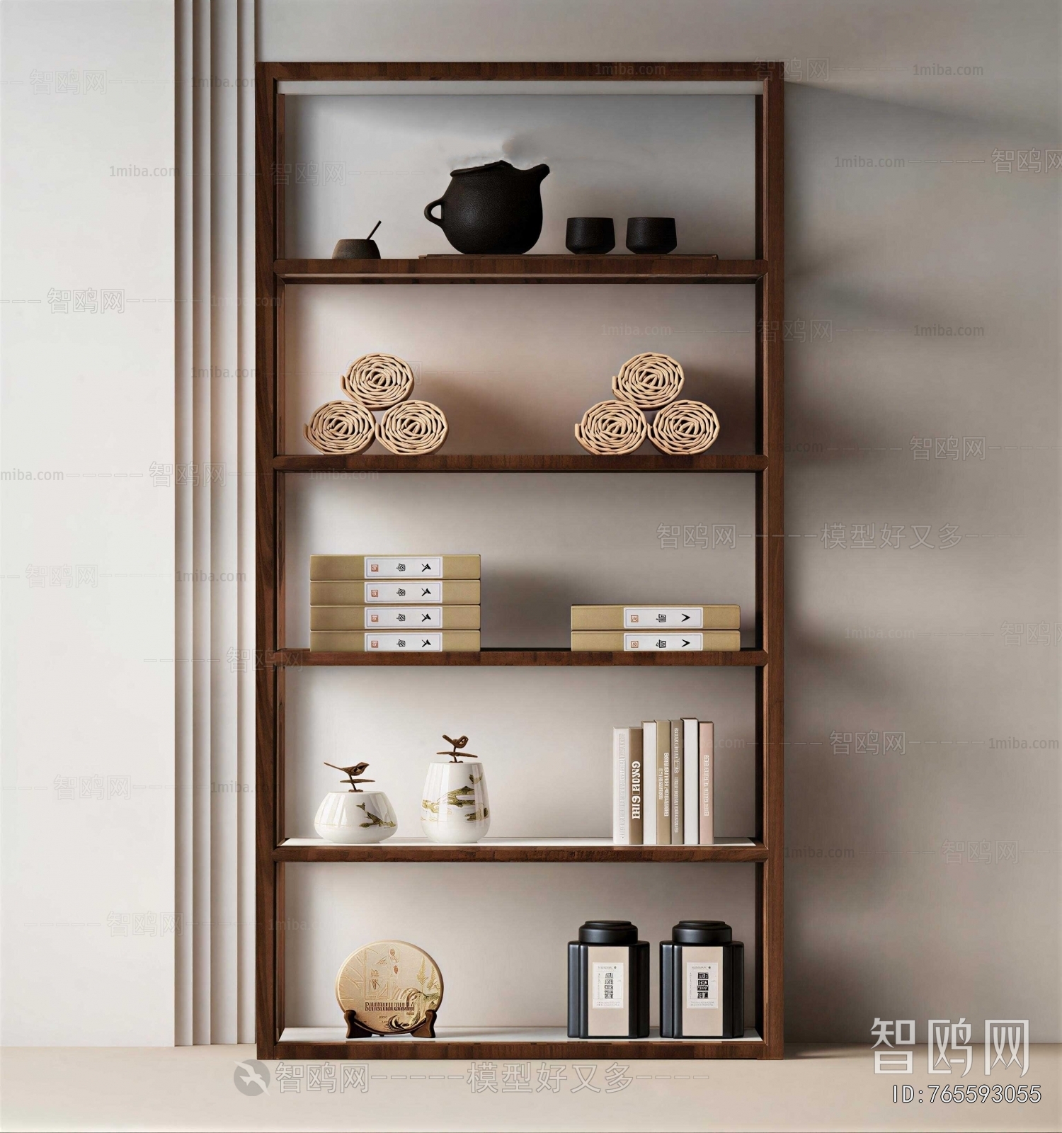 New Chinese Style Bookcase