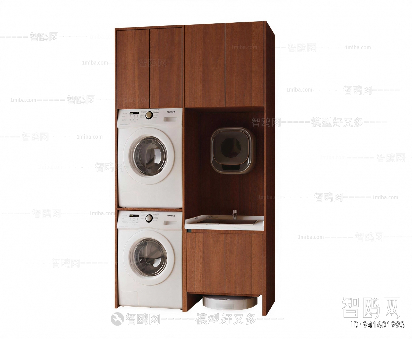 Modern Laundry Cabinet
