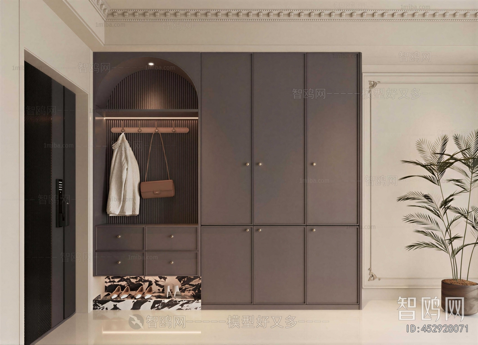 French Style Shoe Cabinet