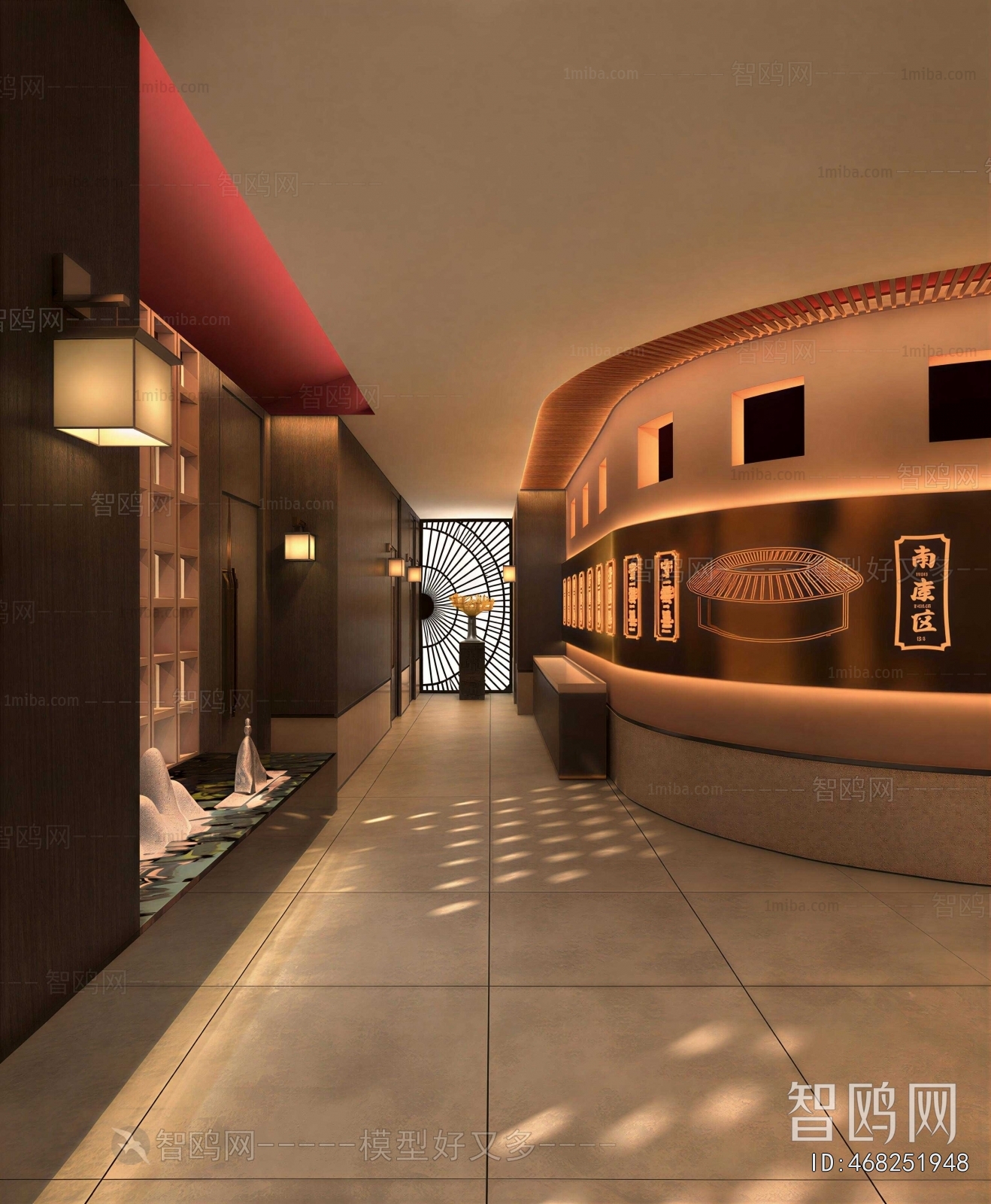 New Chinese Style Corridor