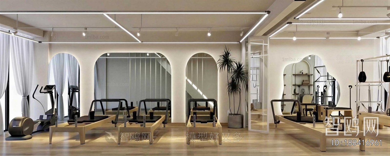 Modern Yoga Room