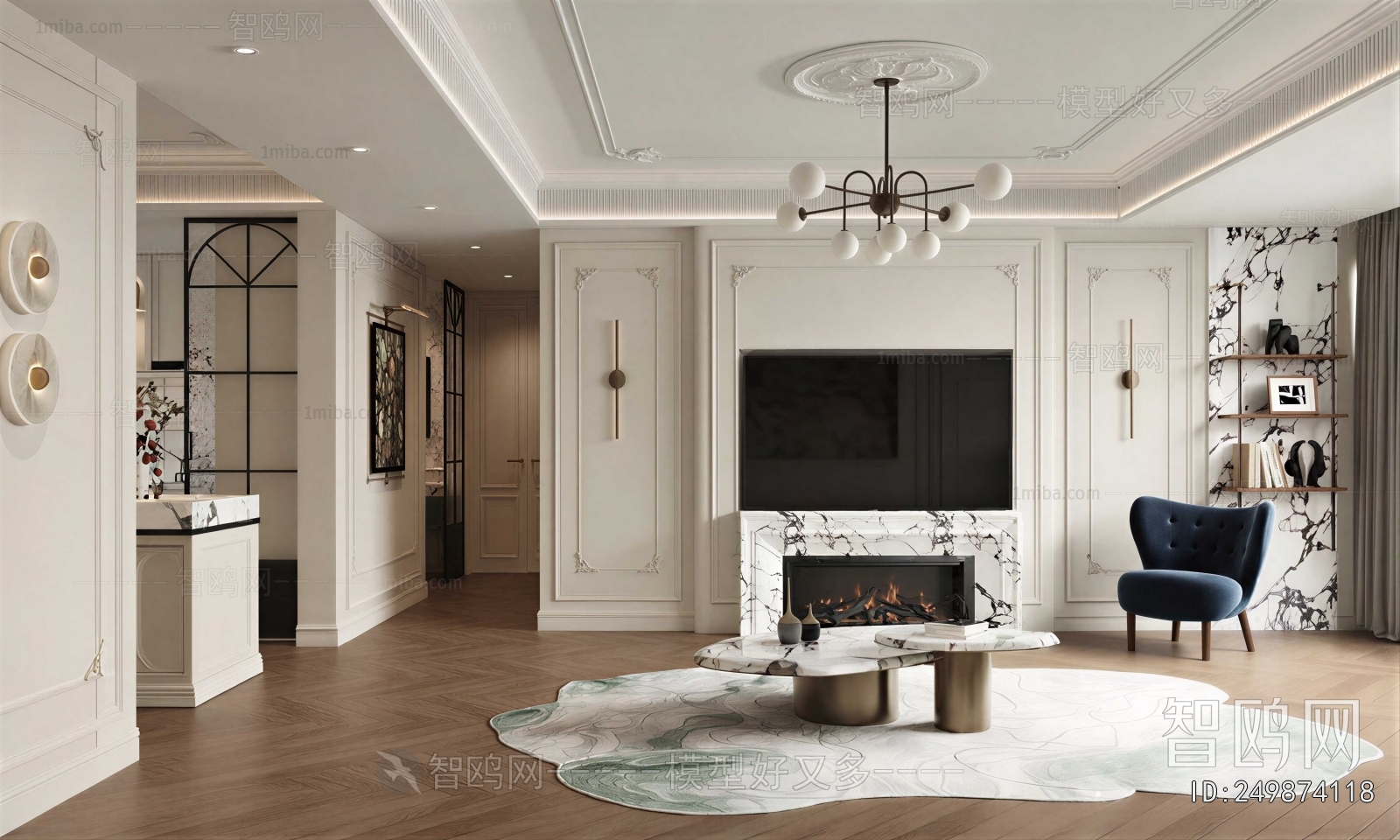 French Style A Living Room
