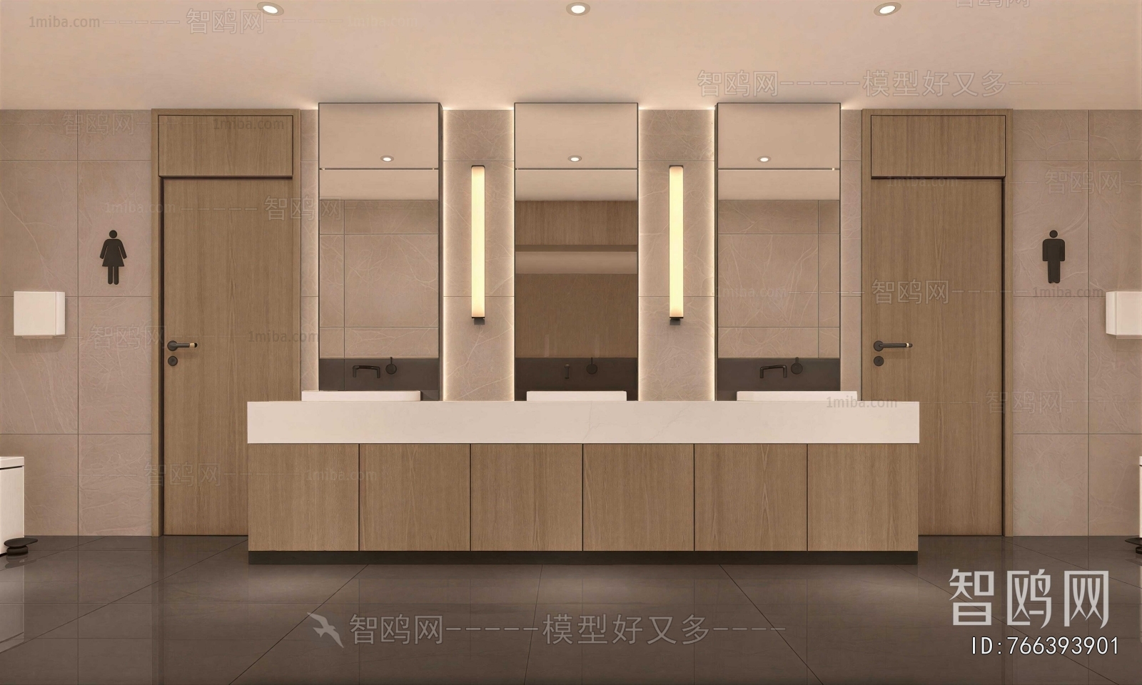 Modern Public Toilet