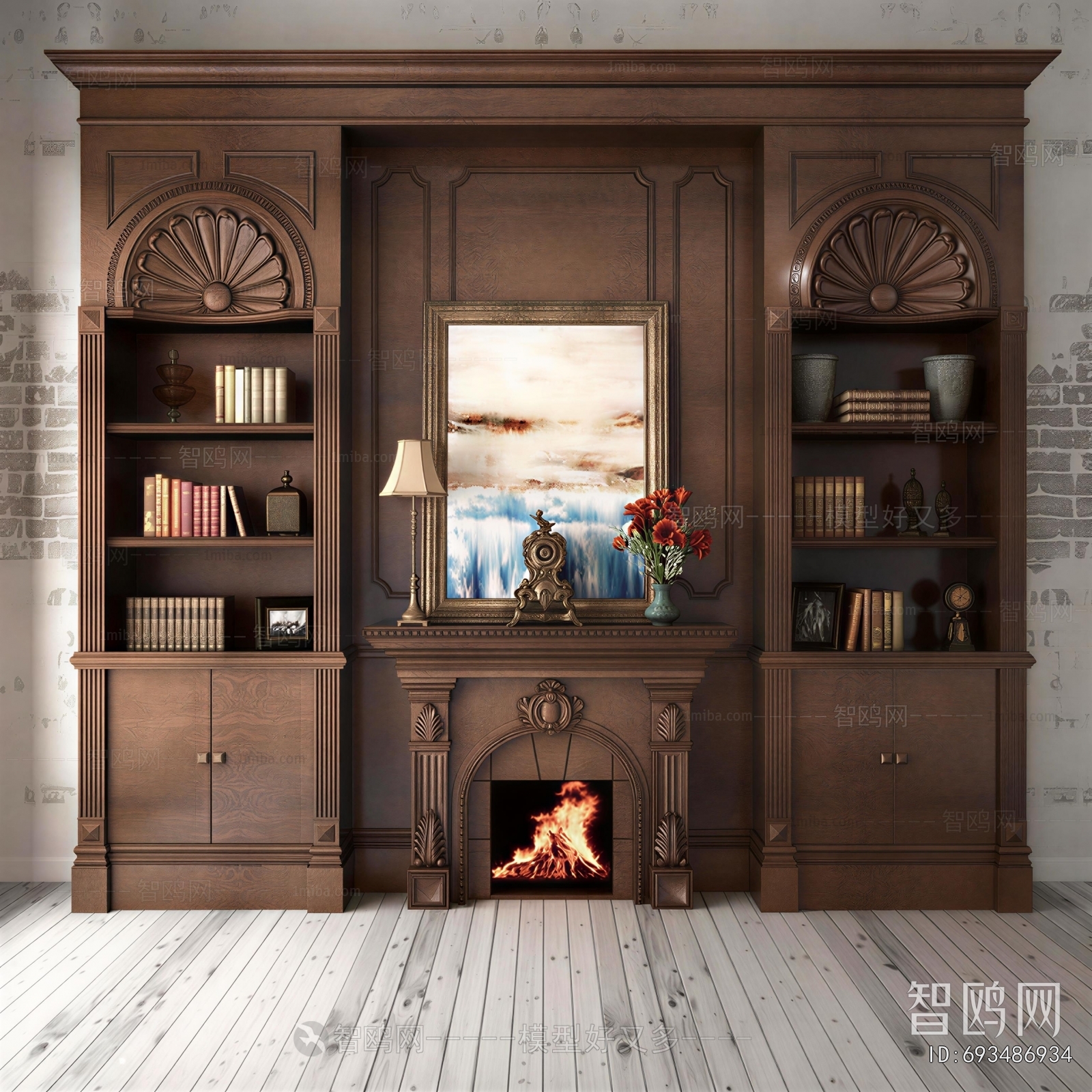 European Style Bookcase