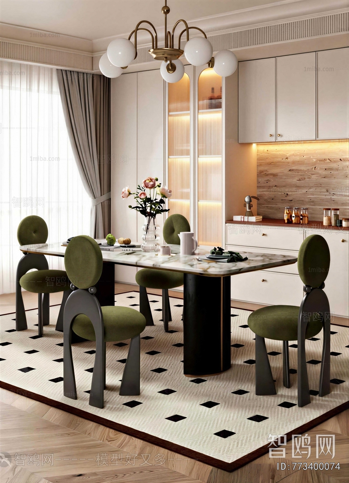 French Style Dining Table And Chairs