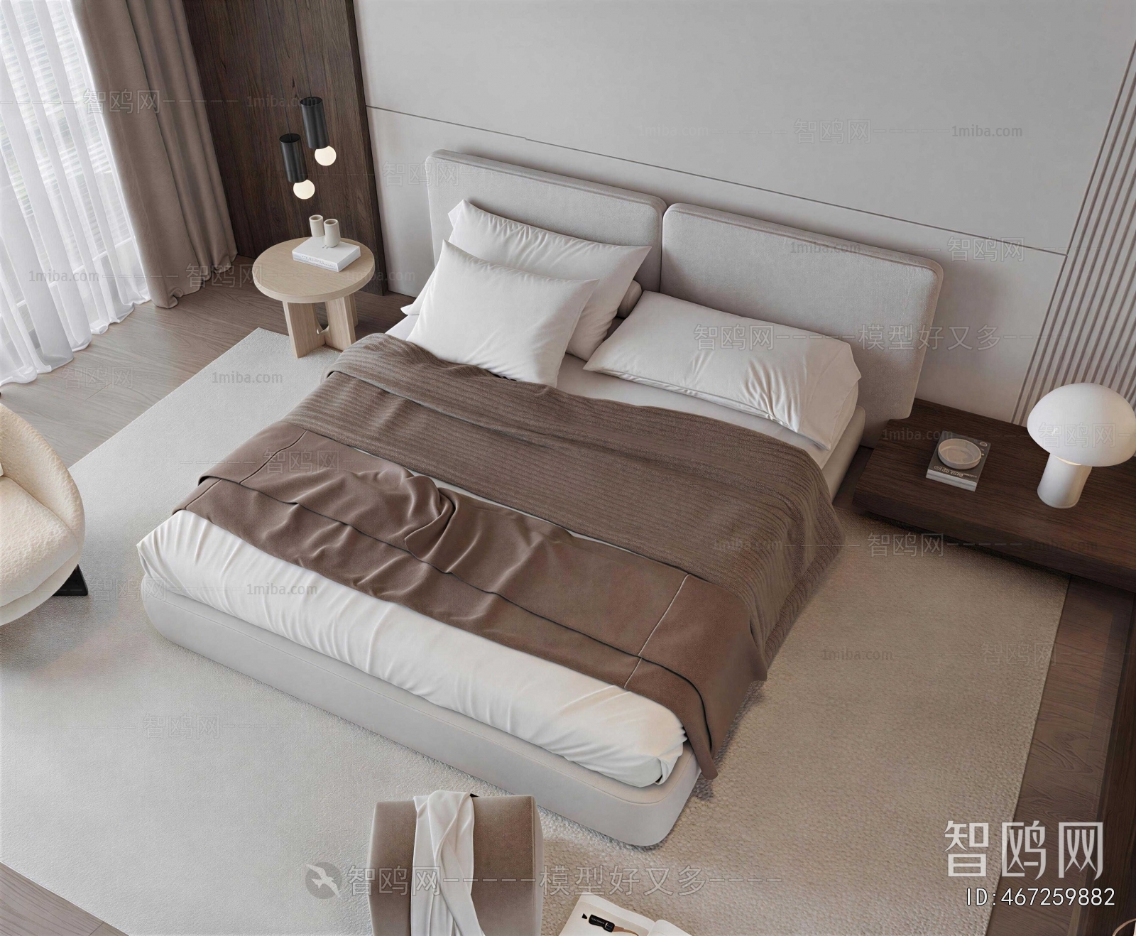 Modern Double Bed