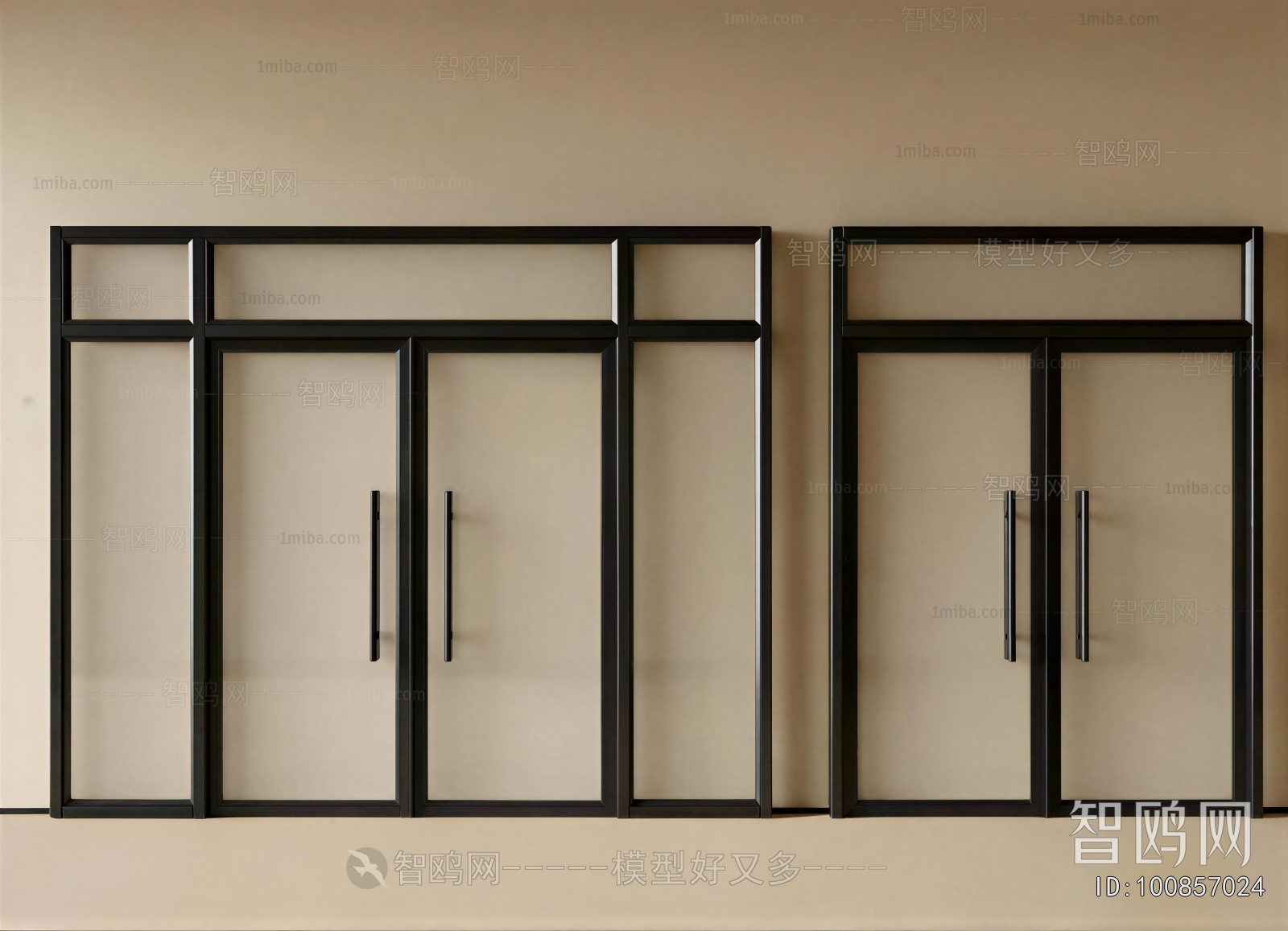 Modern Double Door